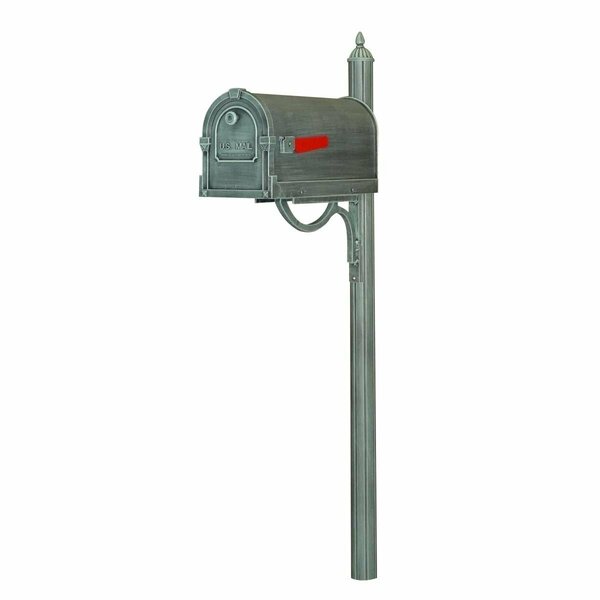 Special Lite Savannah Curbside with Richland Mailbox Post, Verde Green SCS-1014_SPK-679-VG